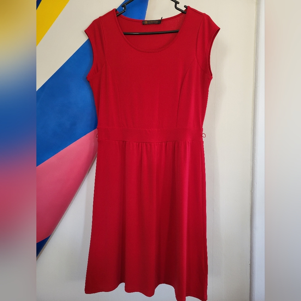 NY&C Red Midi Dress